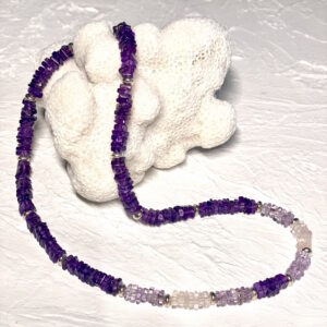 Halskette-Amethyst
